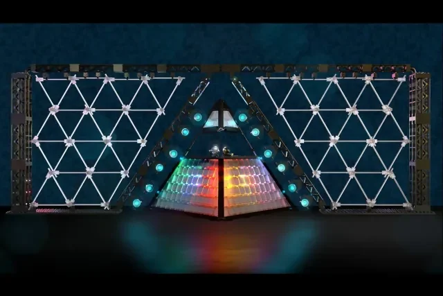 Daft Punk’ın ALIVE 2007 piramit sahnesini canlandıran LEGO Ideas fan modeli