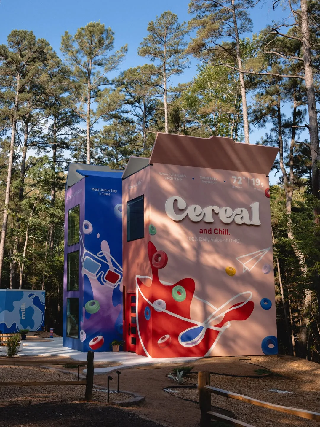 Cereal BNB içindeki mısır gevreği temalı yaşam alanı