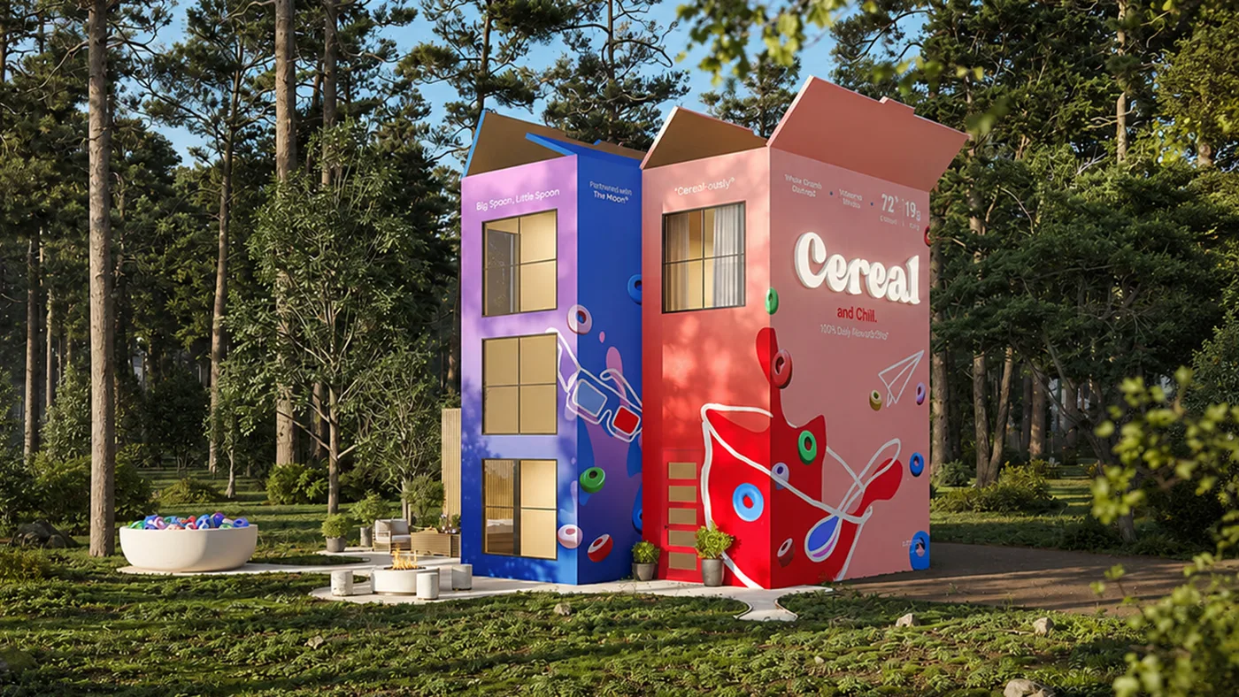 Teksas’ta mısır gevreği kutusu biçimindeki Cereal BNB yapısı