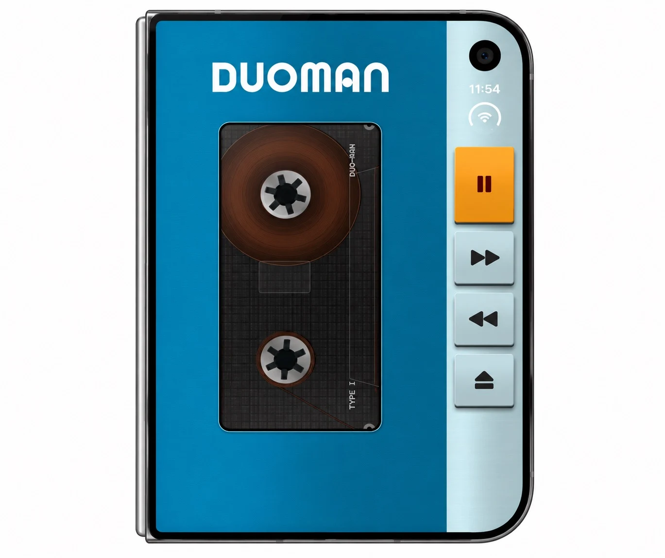 Duo-Man uygulamasında sanal kaset seçme ekranı