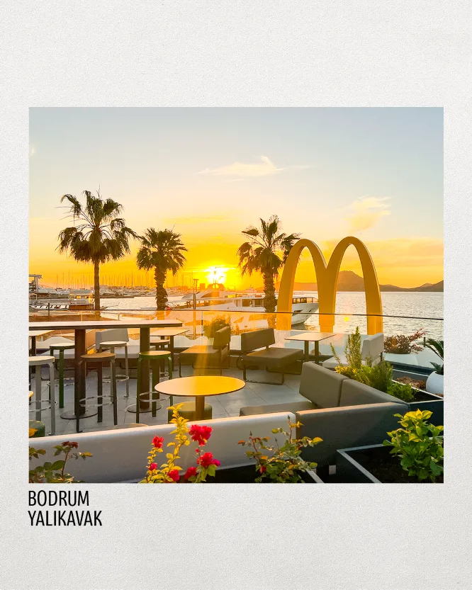 McDonald’s’ın 7 Harikası projesindeki Bodrum Yalıkavak restoranı