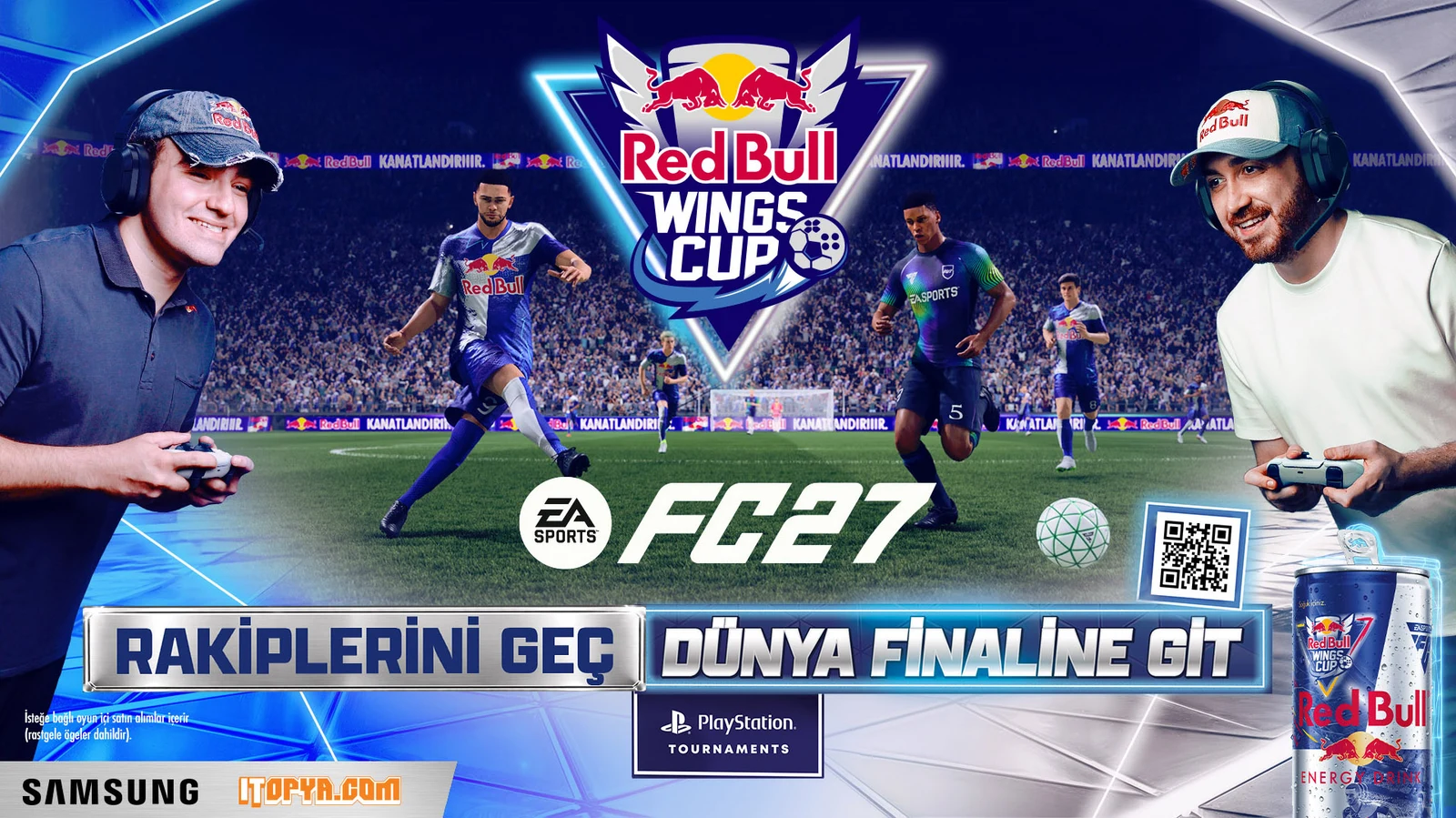 Red Bull Wings Cup için hazırlanan özel tasarım kutular